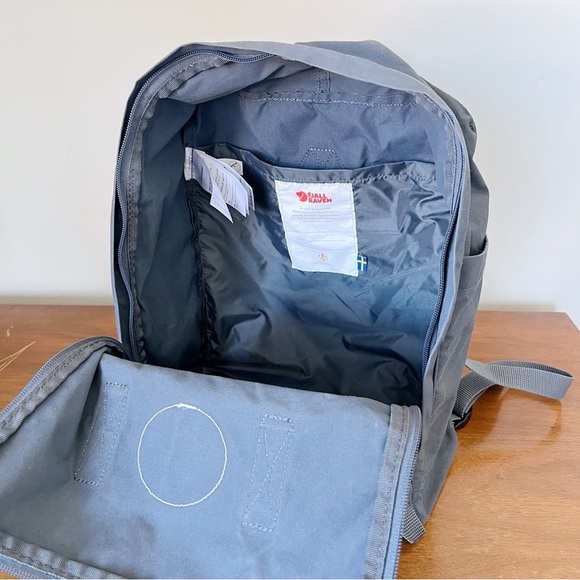 FJALLRAVEN • Classic Kanken Backpack grey canvas pockets utility adjustable main image 11